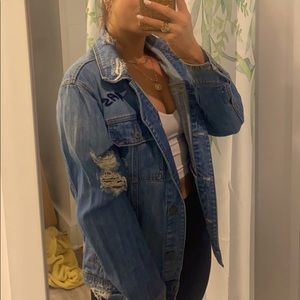 Denim Jacket - Fun Subtle Prints